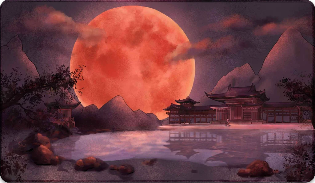 Blood Moon Shinto Temple