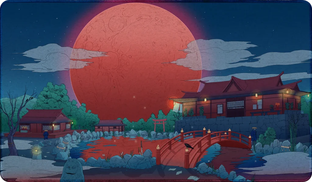 Blood Moon Shinto Anime