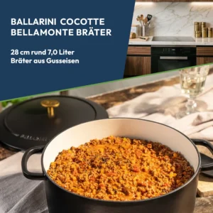 BALLARINI Bellamonte 5,5L Gusseisen-Bräter – Ballarini – WEEZEL