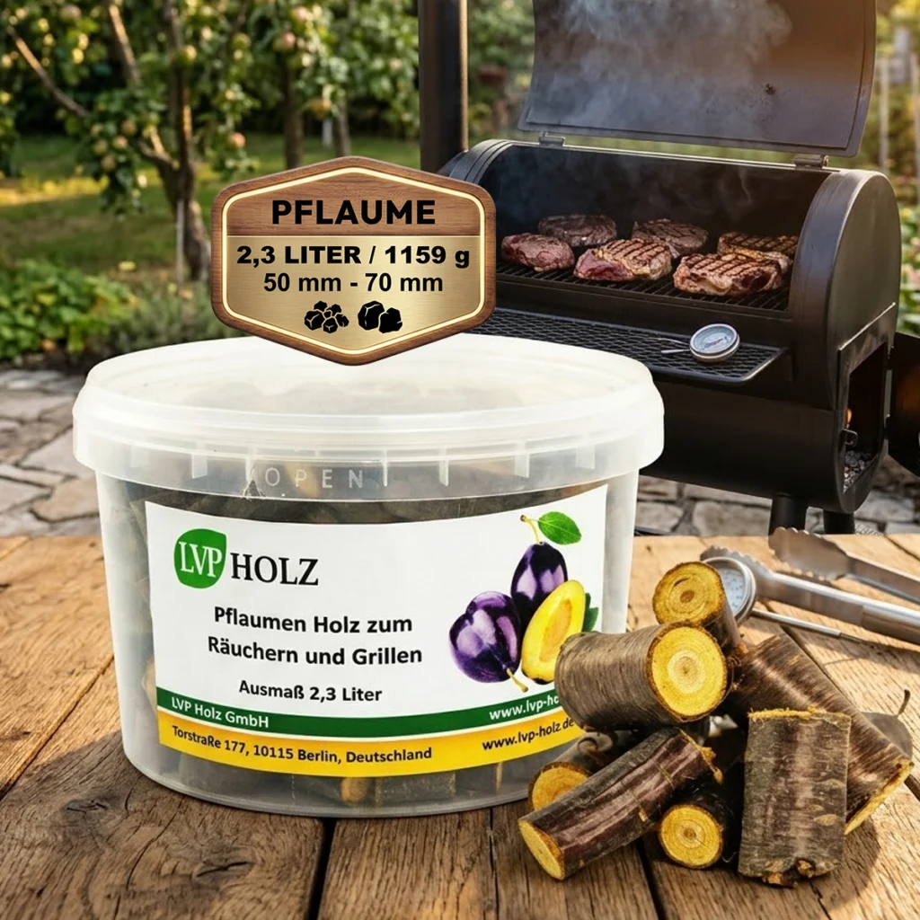 Pflaumen Holz zum Räuchern und Grillen - Bild 1