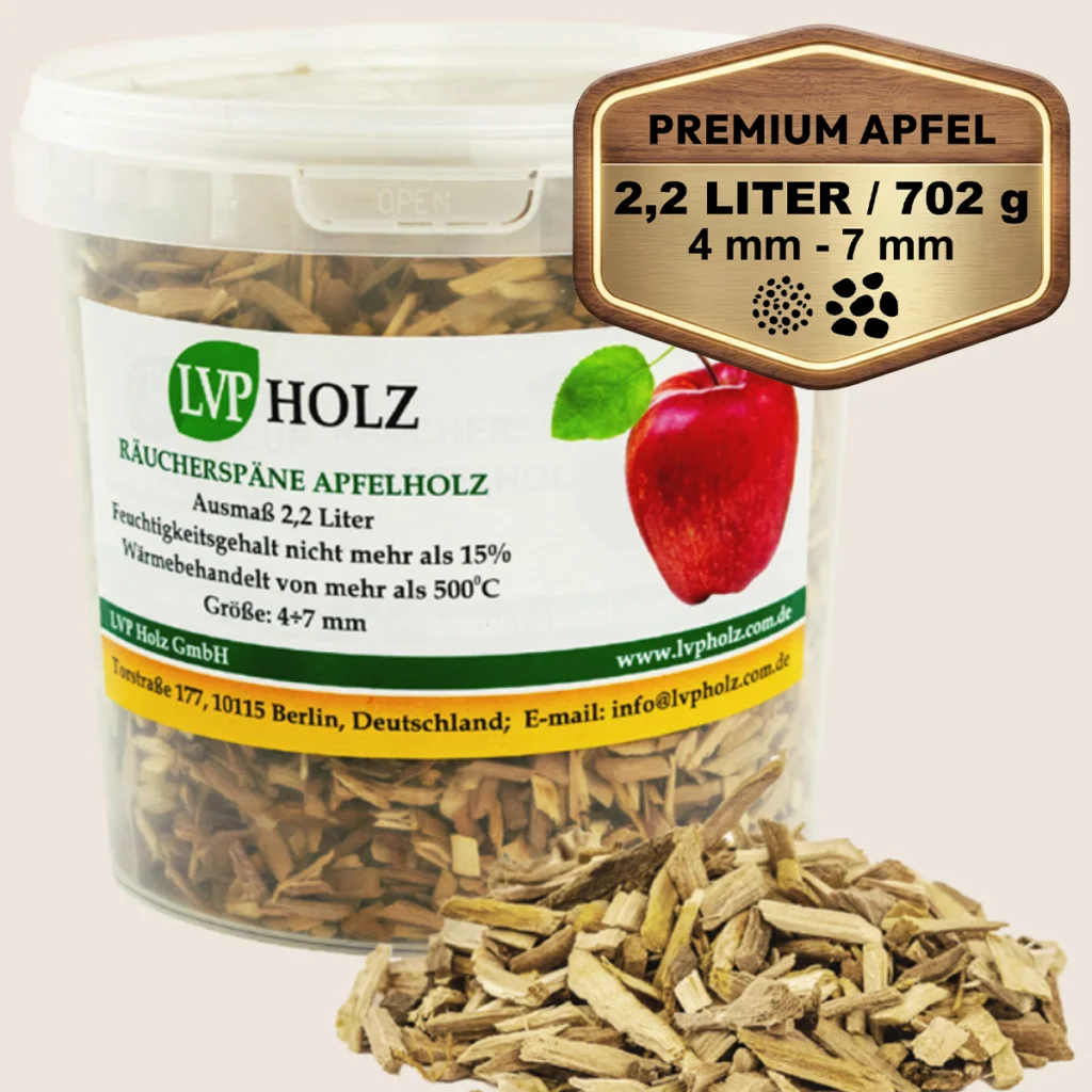 Apfelholz Räucherspäne - Bild 2
