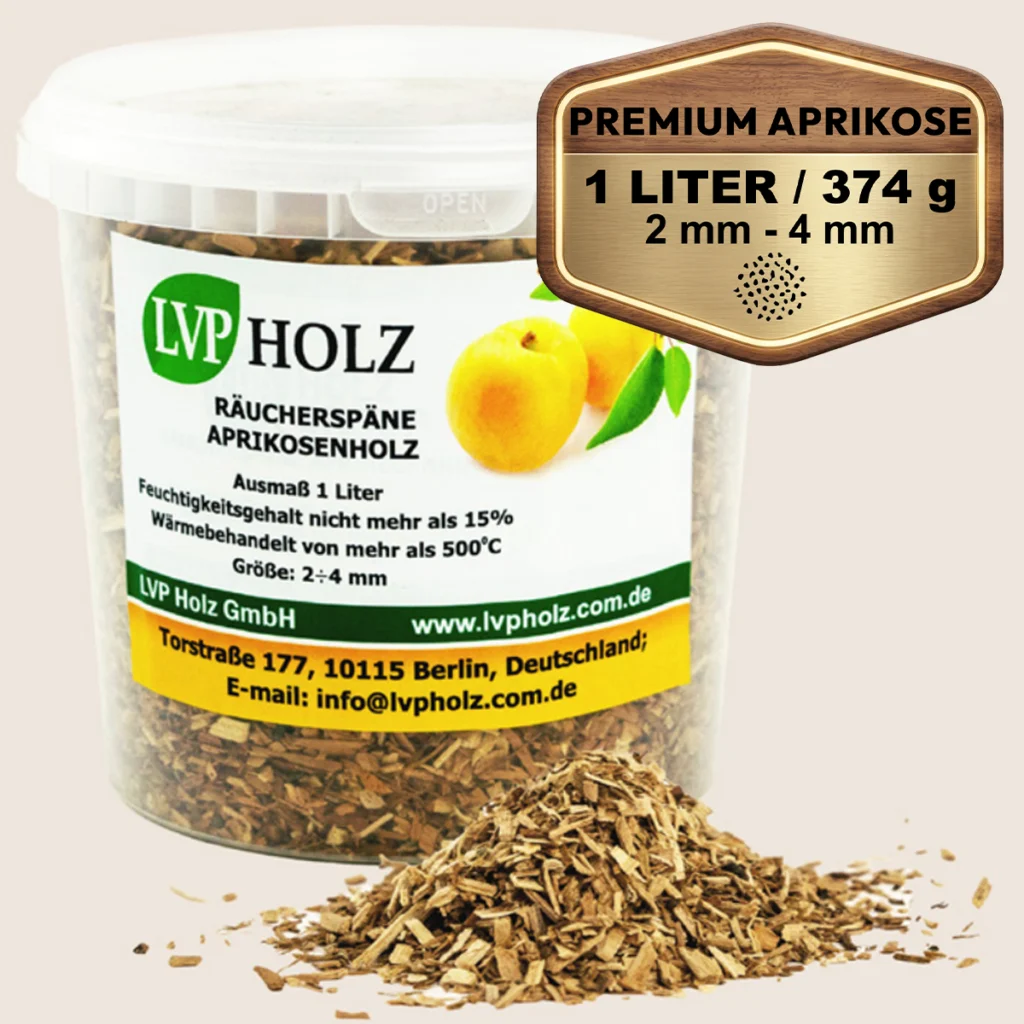 Aprikosenholz Räucherspäne - Bild 2