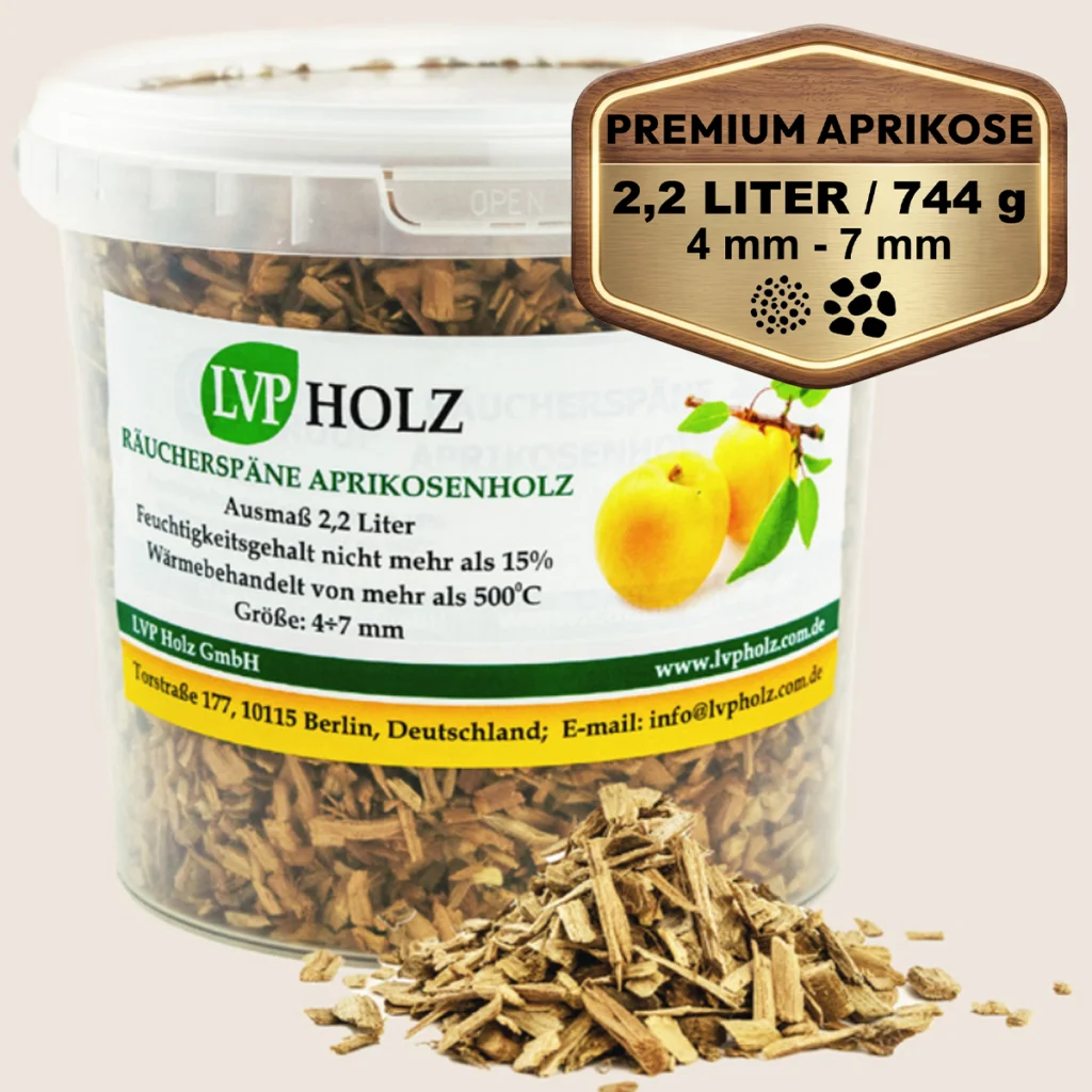 Aprikosenholz Räucherspäne - Bild 3