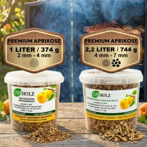 Aprikosenholz Räucherspäne