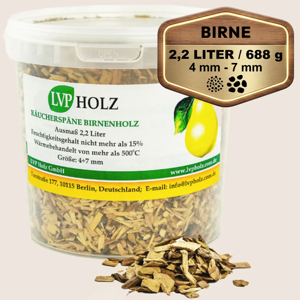 Birnenholz Räucherspäne - Bild 2