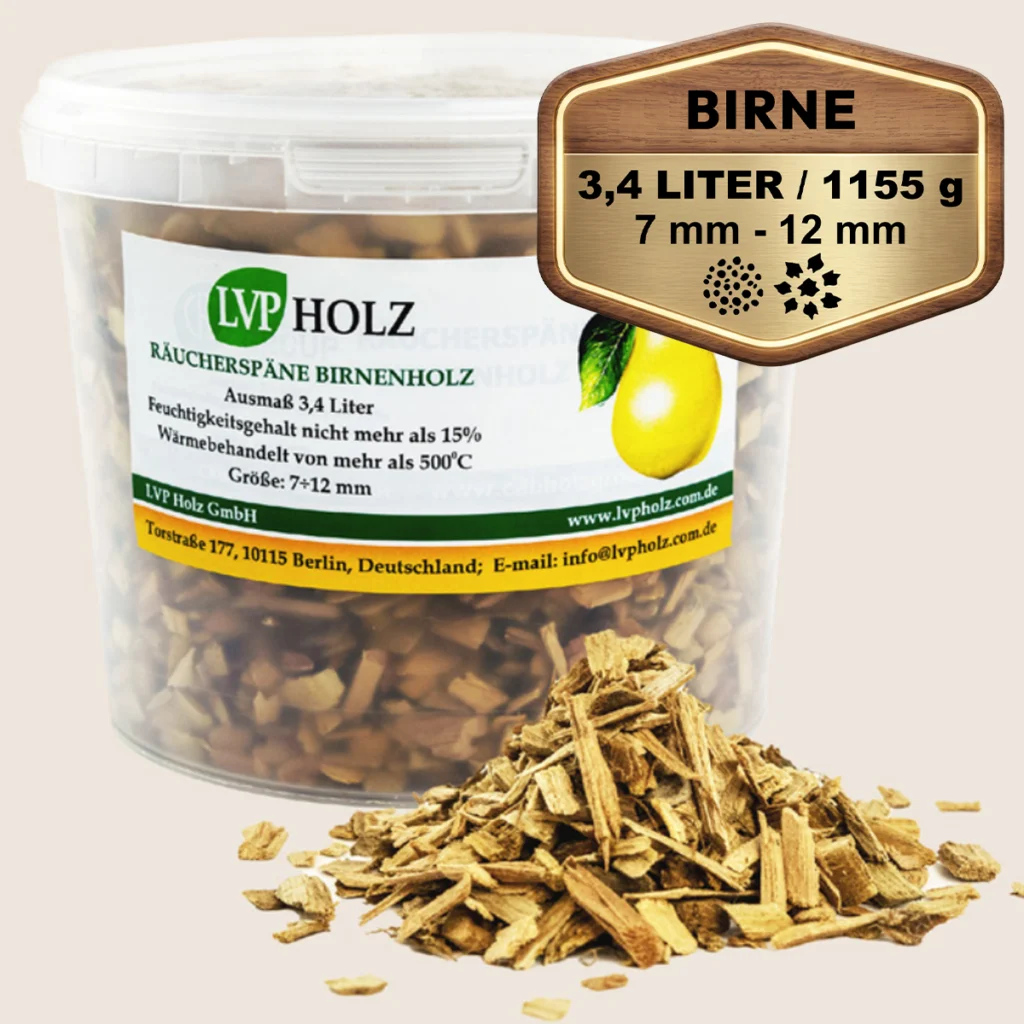 Birnenholz Räucherspäne - Bild 3
