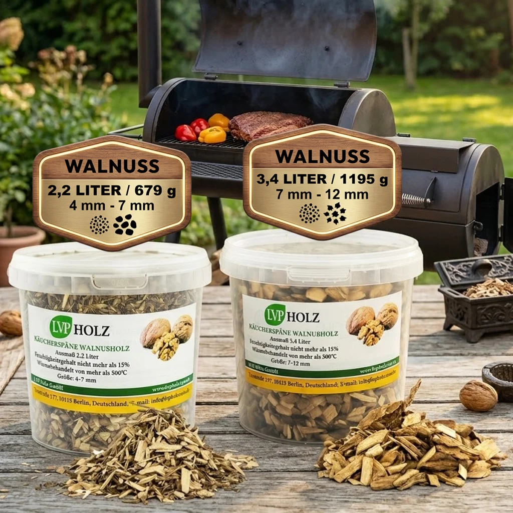 Walnußholz Räucherspäne - Bild 1